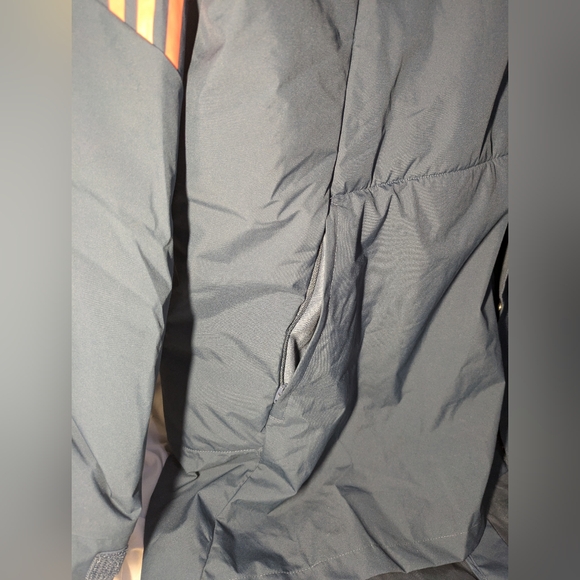 Adidas Manchester United Blue Parka Stadium Jacket 2022-23. Men's XXL. - Picture 5 of 7